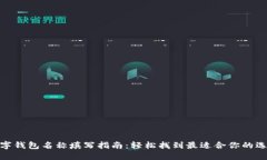 数字钱包名称填写指南：轻松找到最适