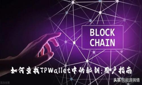 如何查找TPWallet中的秘钥：用户指南